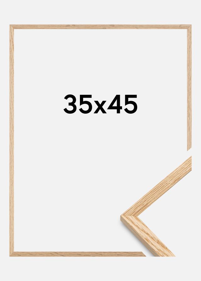 Fotolijst Smal Eikenhout Acrylglas 35x45 cm