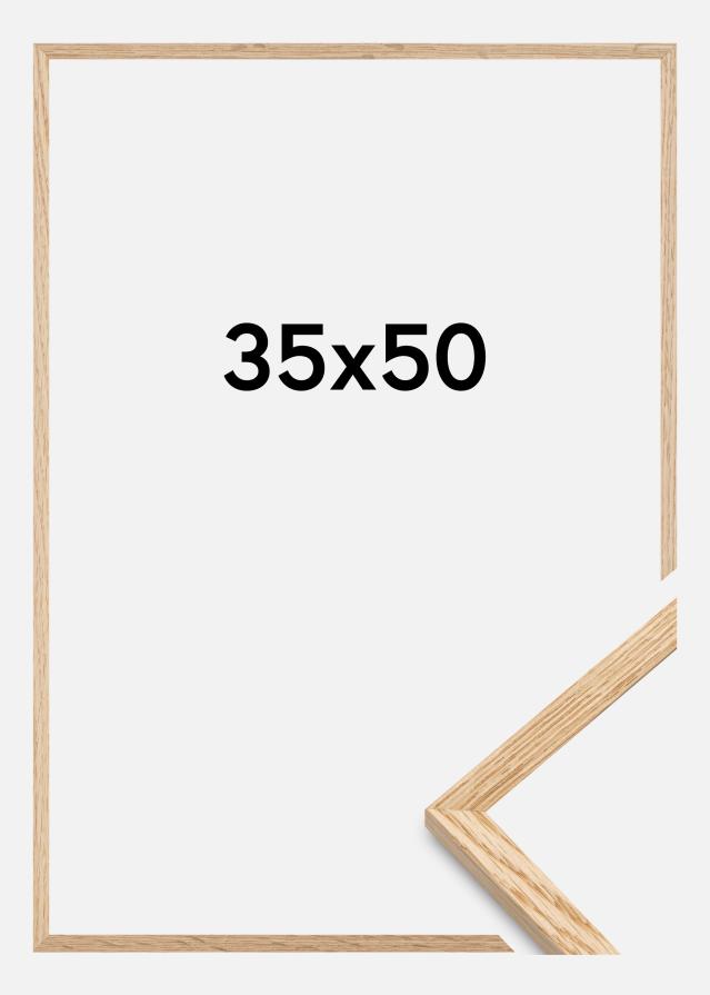 Fotolijst Smal Eikenhout Acrylglas 35x50 cm