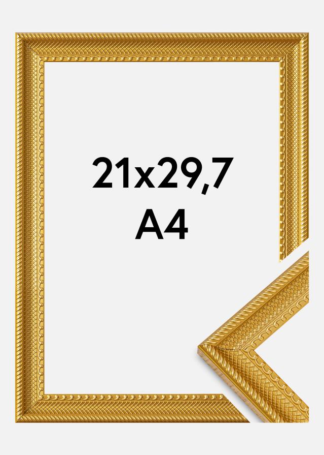 Fotolijst Lattice Acrylglas Goud 21x29,7 cm (A4)