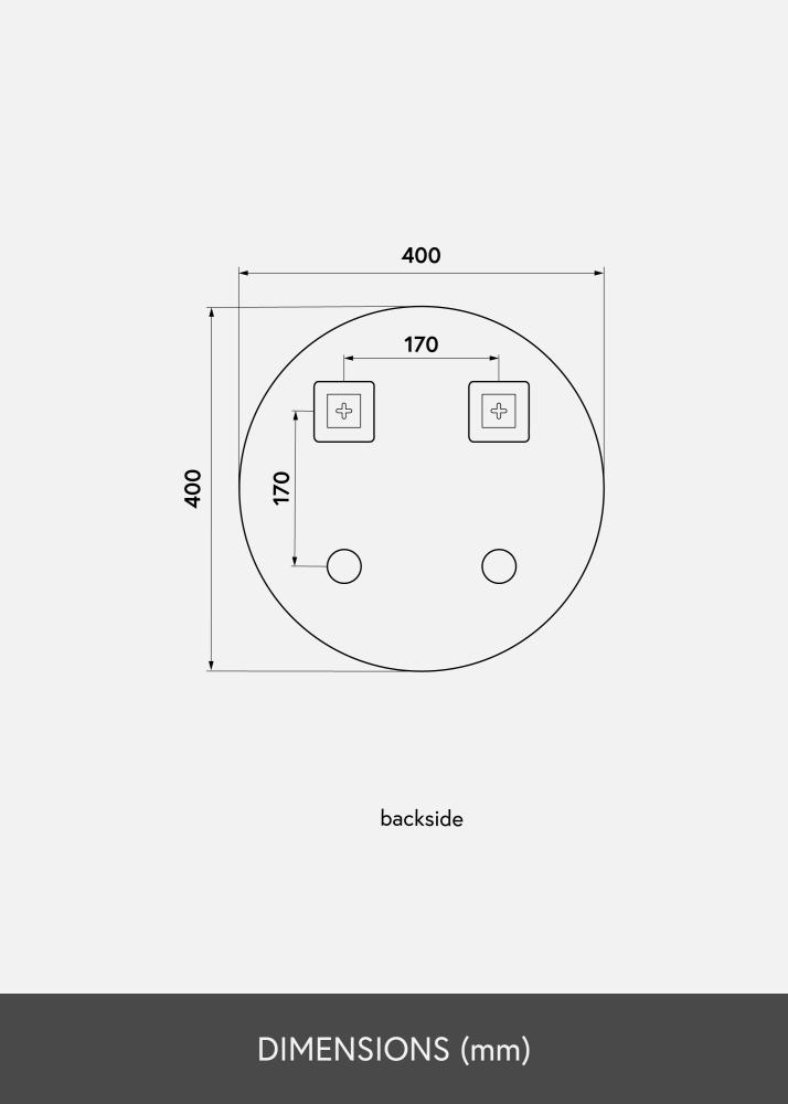 KAILA Ronde Spiegel 40 cm Ø