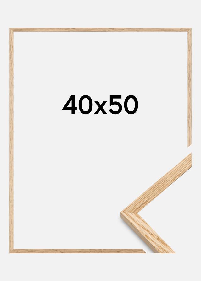 Fotolijst Smal Eikenhout Acrylglas 40x50 cm