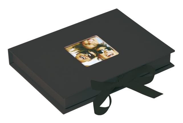 Fun Fotobox - Zwart (Geschikt voor 70 st Foto's van 10x15 / 13x18 cm)