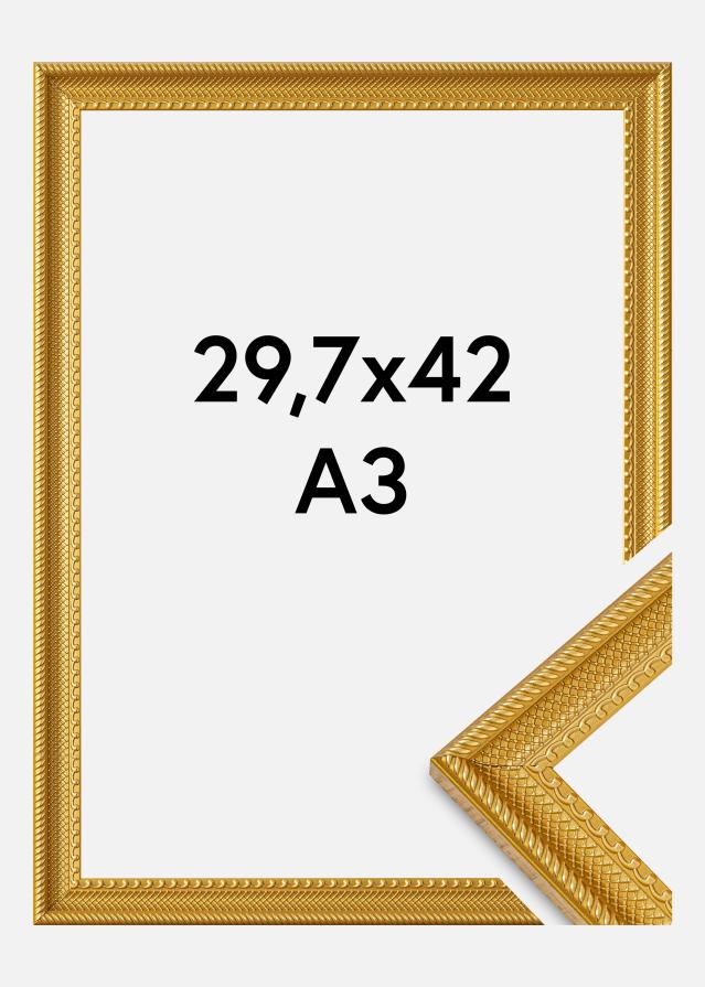 Fotolijst Lattice Acrylglas Goud 29,7x42 cm (A3)