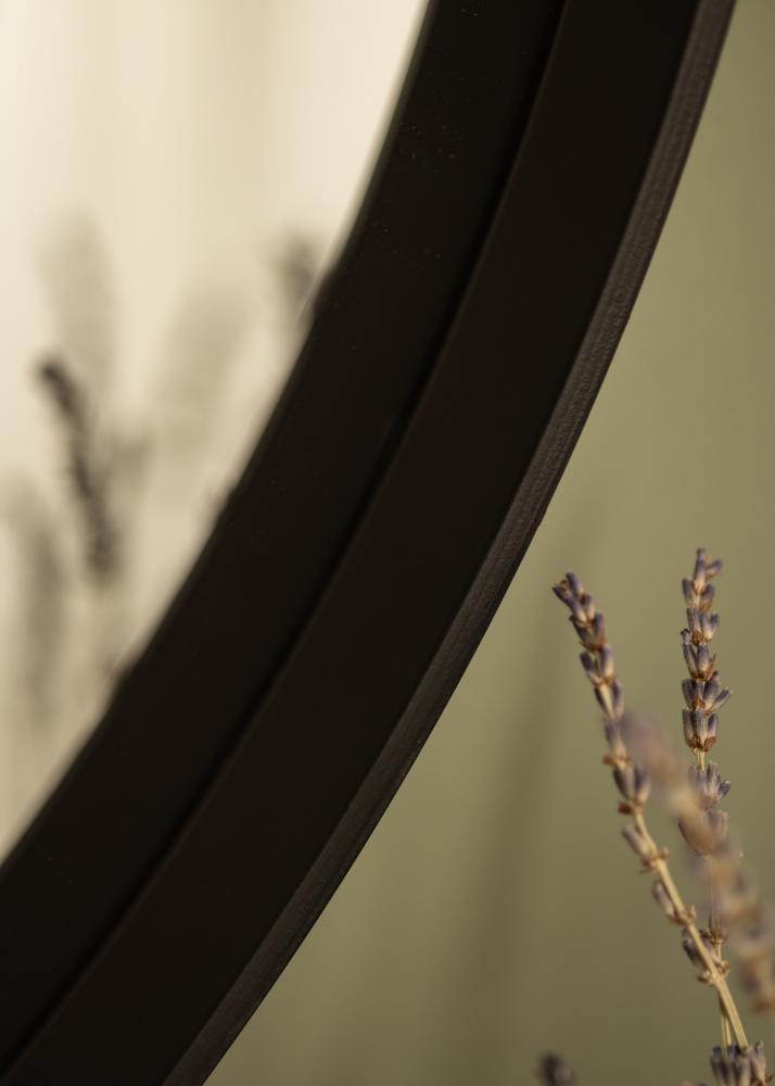 Spiegel Reflection Zwart 80 cm Ø