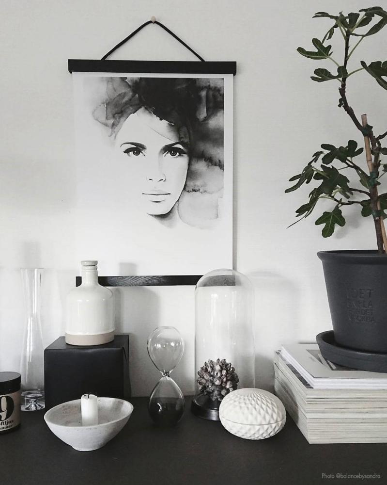 Posterhanger Zwart - 61 cm