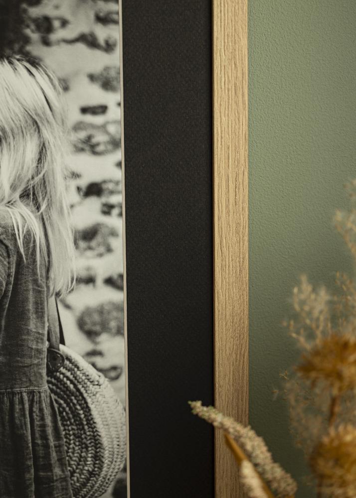 Passe-partout Canson Zwart (Witte kern) 40x50 cm (29x39)