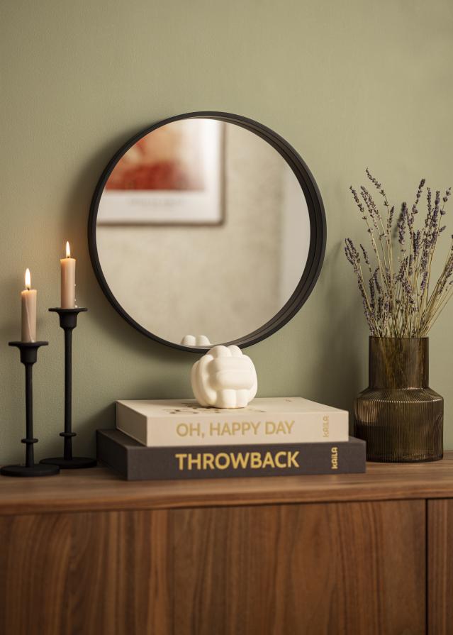 Spiegel Reflection Zwart 40 cm Ø