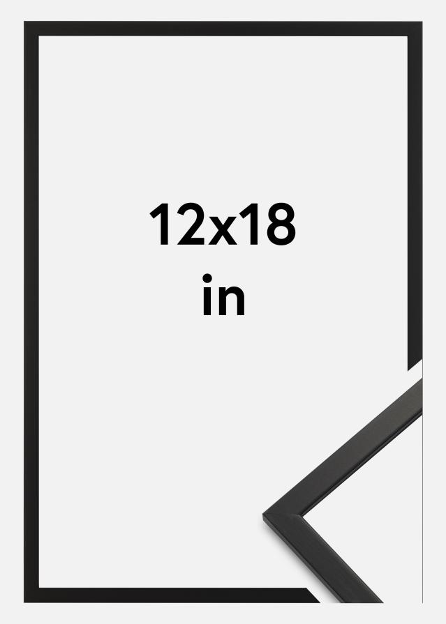 Fotolijst Edsbyn Acrylglas Zwart 12x18 inches (30,48x45,72 cm)