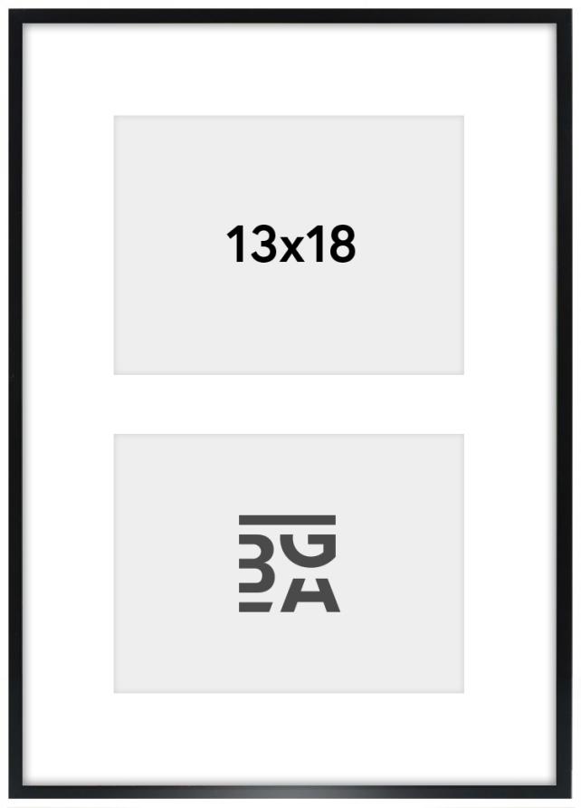 Edsbyn Collagelijst XXIV Zwart - 2 Foto's (13x18 cm)