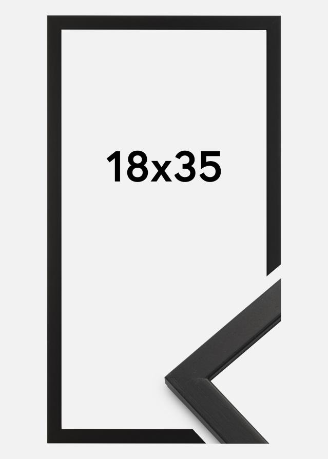 Fotolijst Edsbyn Acrylglas Zwart 18x35 cm