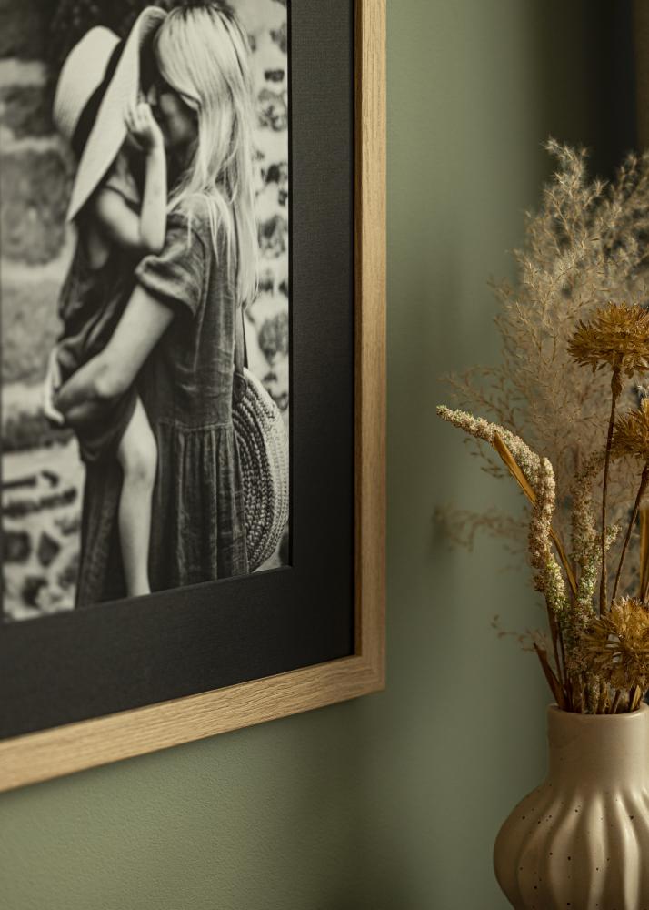 Passe-partout Zwart (Zwarte kern) 40x40 cm (29x29)