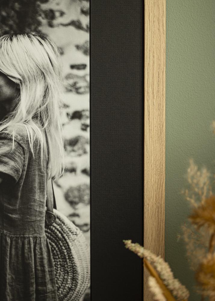 Passe-partout Zwart (Zwarte kern) 40x40 cm (29x29)