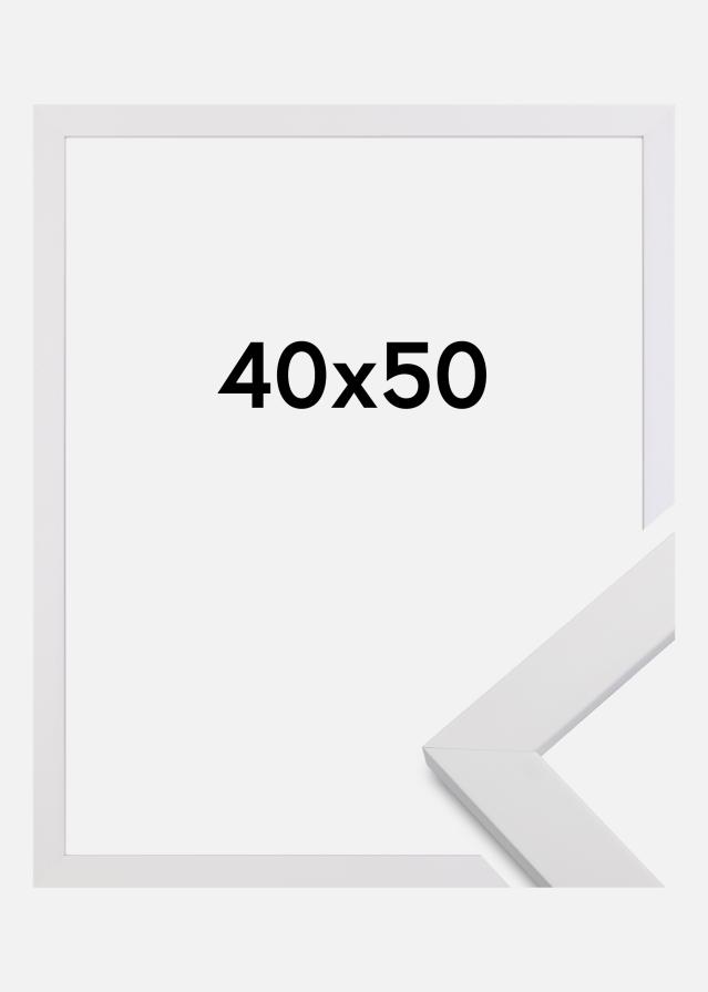 Fotolijst White Wood Acrylglas 40x50 cm