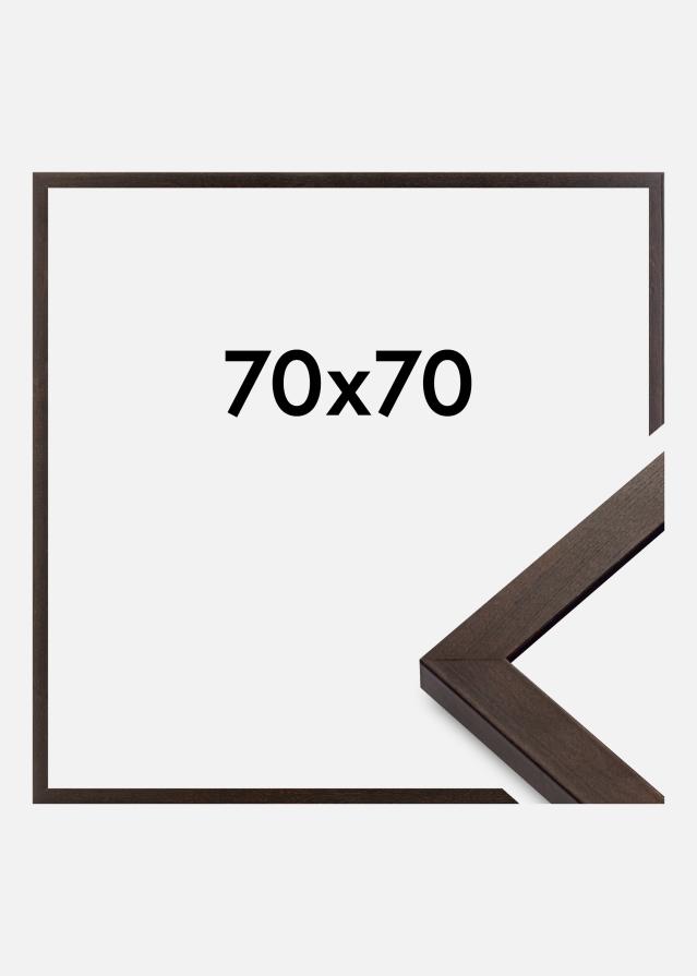 Fotolijst Selection Acrylglas Walnoot 70x70 cm