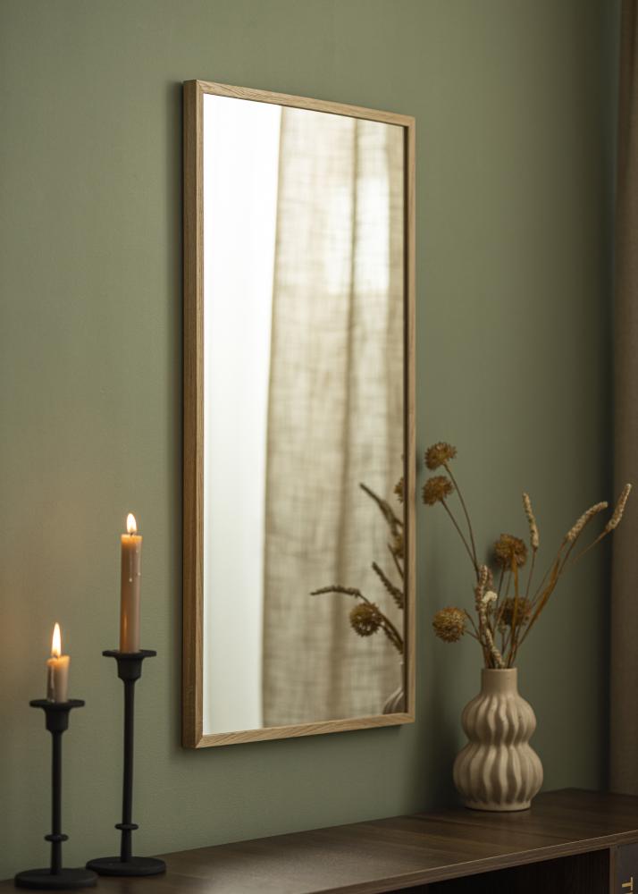 Spiegel Eikenhout 42x82 cm