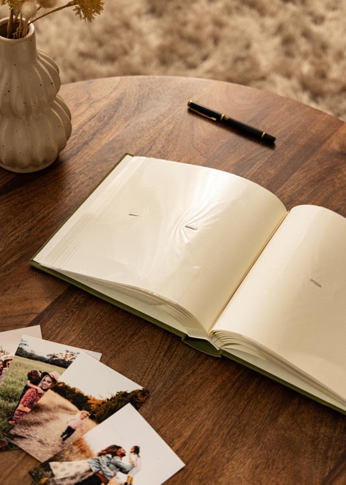 Memories Linnen Album Groen - 200 foto's van 10x15 cm