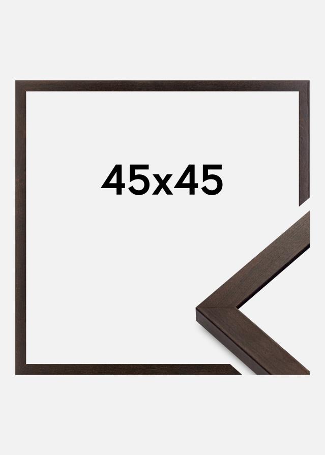 Fotolijst Selection Acrylglas Walnoot 45x45 cm