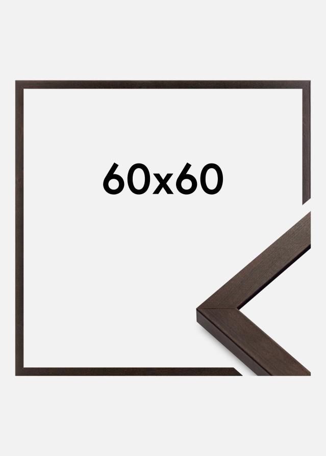 Fotolijst Selection Acrylglas Walnoot 60x60 cm