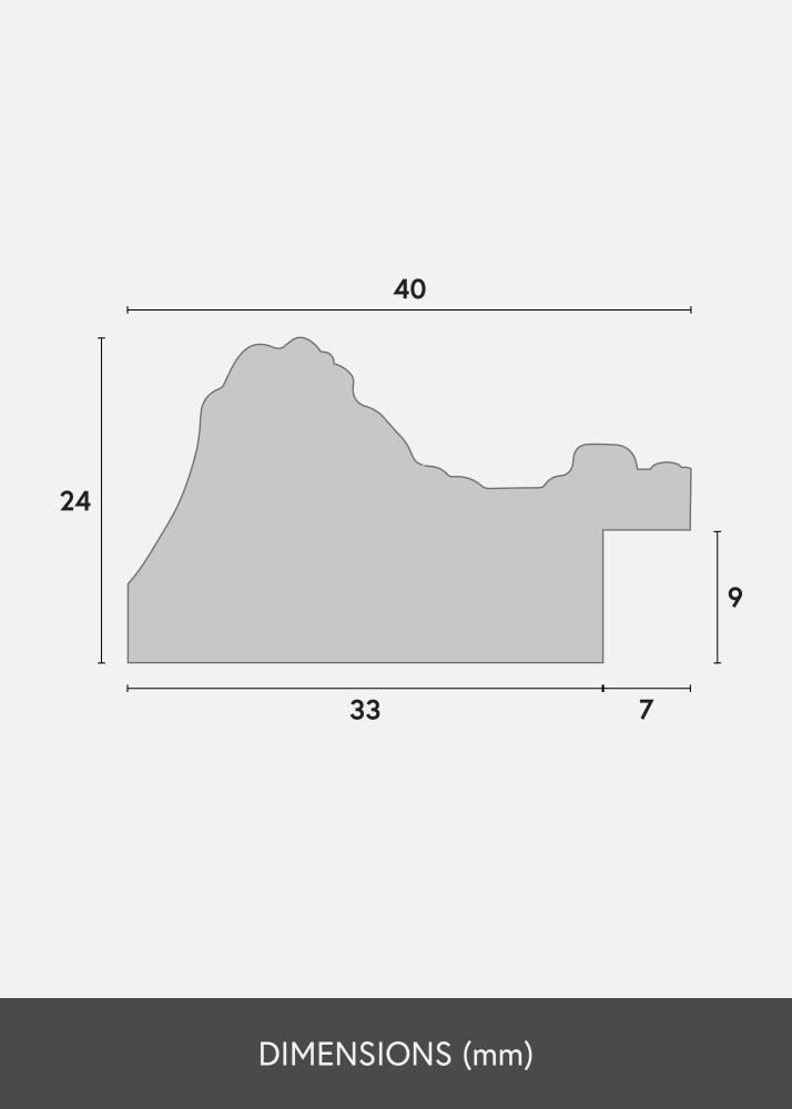 Fotolijst Ornate Acrylglas Goud 70x100 cm