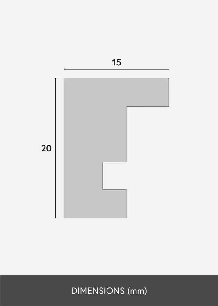 Fotolijst Ares Acrylglas Natural Oak 30x45 cm