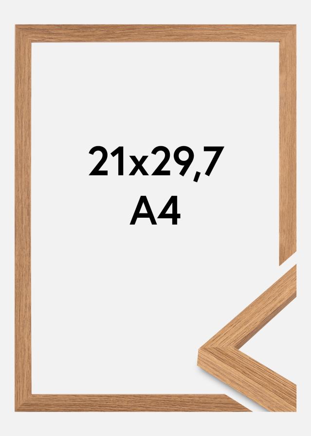 Fotolijst Modern Acrylglas Teak 21x29,7cm (A4)