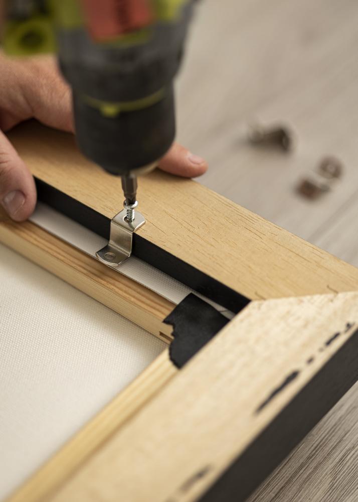 Canvaslijst Madison Zwart / Goud 50x70 cm