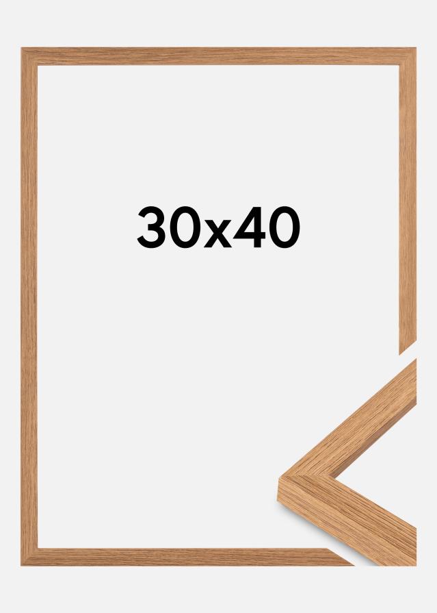 Fotolijst Modern Acrylglas Teak 30x40cm